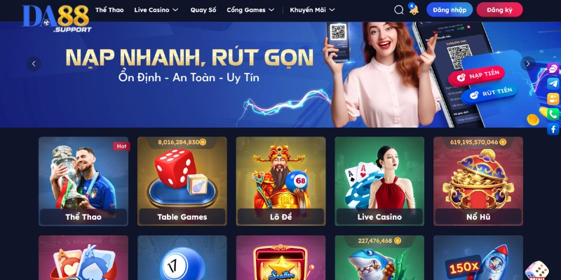 DA88 – Nhà Cái Cá Cược Uy Tín Số 1 Tại Việt Nam