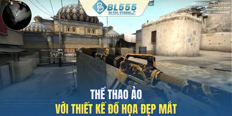Esports game với thiết kế đồ họa đẹp mắt